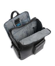 PIQUADRO FINN Mochila para port&aacute;til de 15,6", en piel negro - Mochilas para port&aacute;til - 4