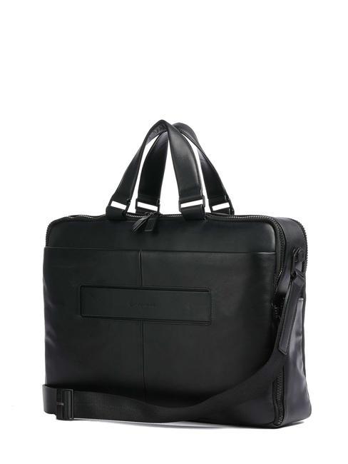 FINN Malet&iacute;n para port&aacute;til de 15,6", en piel negro - Maletines de Trabajo