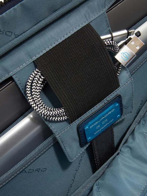 FINN Malet&iacute;n para port&aacute;til de 14", en piel negro - Maletines de Trabajo