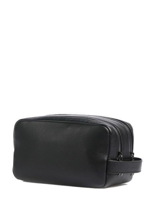 MODUS RESTYLING Estuche de viaje de cuero negro - Neceser