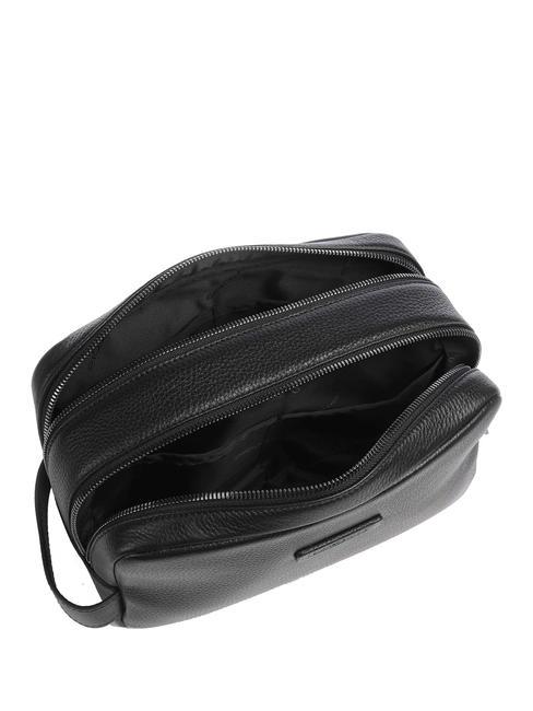 MODUS RESTYLING Estuche de viaje de cuero negro - Neceser