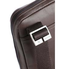 PIQUADRO PAN Monedero pequeño de piel MORO - Bandoleras Hombre - 3