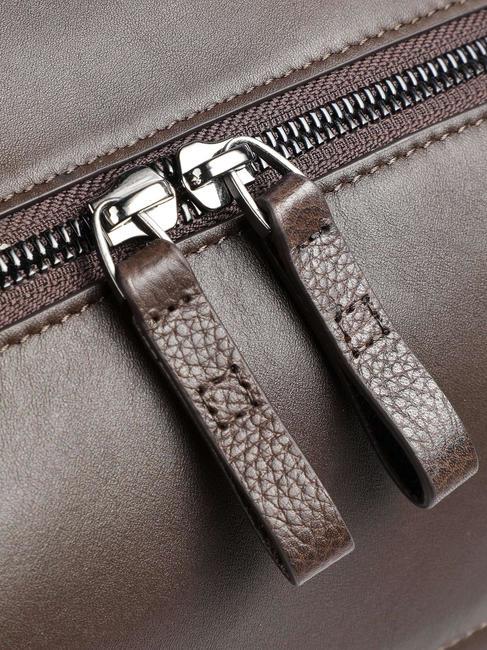 PAN Mochila de piel para pc de 15" MORO - Mochilas para portátil