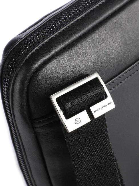 PAN Monedero pequeño de piel negro - Bandoleras Hombre