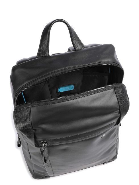 PAN Mochila de piel para pc de 15" negro - Mochilas para portátil