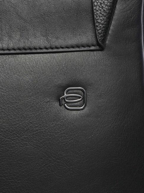 MACBETH Estuche de cuero expandible negro - Bandoleras Hombre