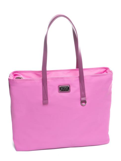 STYLE Bolso shopper de hombro burbuja rosa - Bolsos Mujer