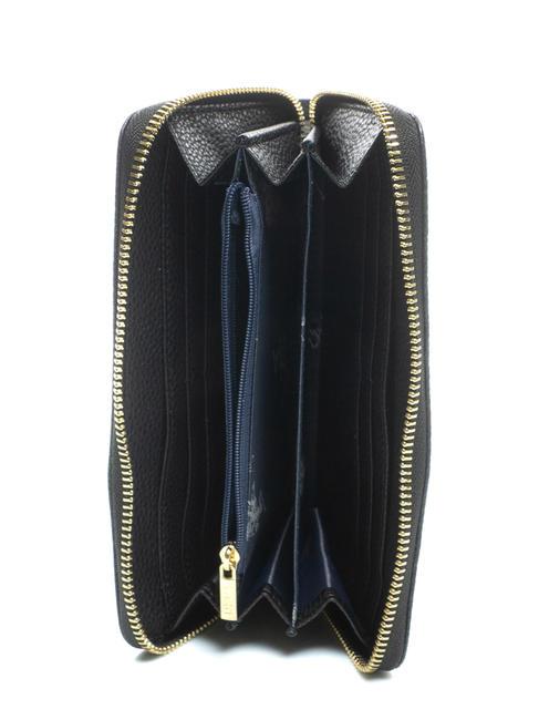 STANFORD Cartera grande con cremallera NEGRO - Carteras Mujer