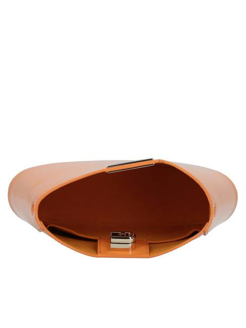 FLEUR Bolso bandolera pequeño de piel de becerro mermelada - Bolsos Mujer