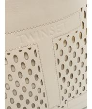 TWINSET WINDOW OVAL T Bolsa de la compra transformada Marfil - Bolsos Mujer - 3