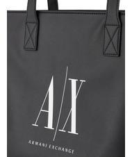ARMANI EXCHANGE A|X LOGO Bolso shopper de hombro negro - Bolsos Mujer - 4