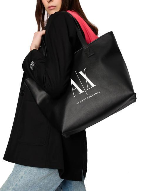 A|X LOGO Bolso shopper de hombro negro - Bolsos Mujer