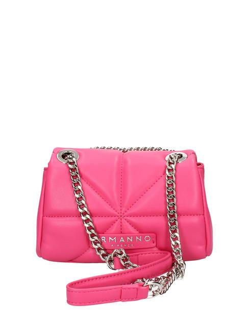 OSIRIS bolso de hombro con solapa rosa - Bolsos Mujer
