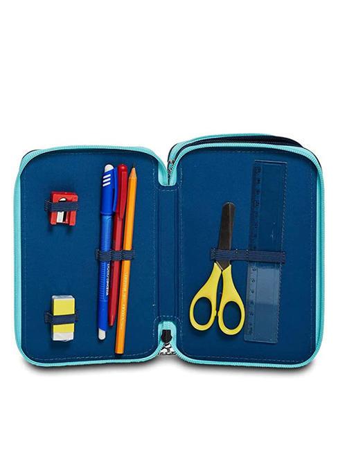 BELIEVE IN YOURSELF Estuche con kit escolar tardis azul - Estuches y Accesorios