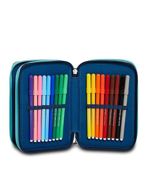 BELIEVE IN YOURSELF Estuche con kit escolar tardis azul - Estuches y Accesorios