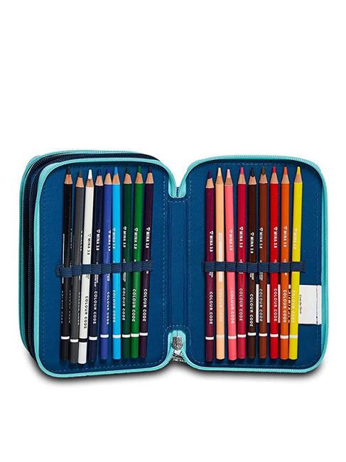 BELIEVE IN YOURSELF Estuche con kit escolar tardis azul - Estuches y Accesorios
