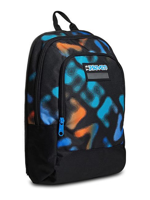 MELT BOY JACK Mochila trolley de 3 ruedas desmontable negro - Mochilas con ruedas
