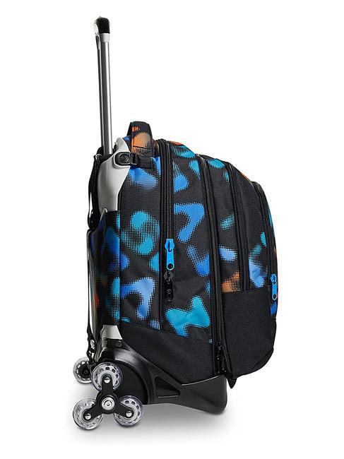 MELT BOY JACK Mochila trolley de 3 ruedas desmontable negro - Mochilas con ruedas