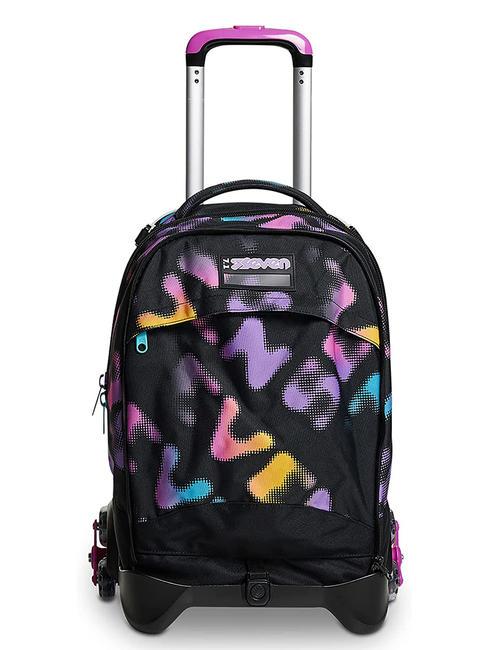 MELT GIRL JACK Mochila trolley de 3 ruedas desmontable negro - Mochilas con ruedas