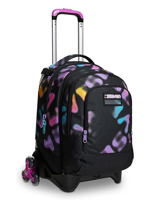 MELT GIRL JACK Mochila trolley de 3 ruedas desmontable negro - Mochilas con ruedas
