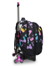 SEVEN MELT GIRL JACK Mochila trolley de 3 ruedas desmontable negro - Mochilas con ruedas - 6