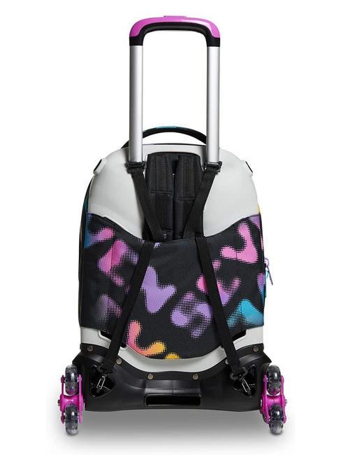 MELT GIRL JACK Mochila trolley de 3 ruedas desmontable negro - Mochilas con ruedas