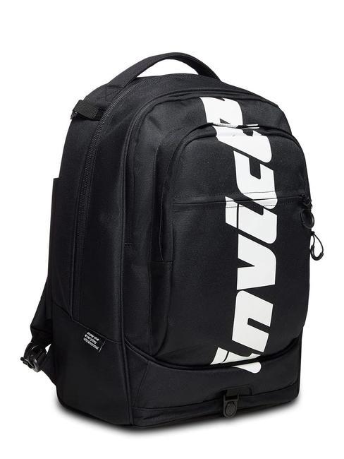 LOGO NEW PLUG Mochila trolley de 2 ruedas desmontable negro - Mochilas con ruedas