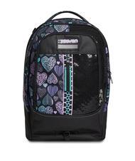 SEVEN PATCHYHEART GIRL JACK Mochila trolley de 2 ruedas desmontable negro - Mochilas con ruedas - 2