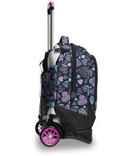 SEVEN PATCHYHEART GIRL JACK Mochila trolley de 2 ruedas desmontable negro - Mochilas con ruedas - 5