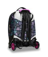 SEVEN PATCHYHEART GIRL JACK Mochila trolley de 2 ruedas desmontable negro - Mochilas con ruedas - 6