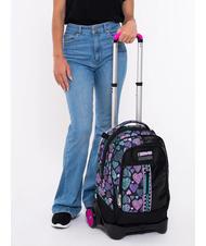 SEVEN PATCHYHEART GIRL JACK Mochila trolley de 2 ruedas desmontable negro - Mochilas con ruedas - 9