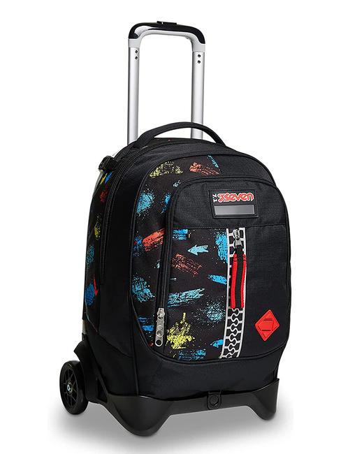 SCRATCH BOY JACK Mochila trolley de 2 ruedas desmontable negro - Mochilas con ruedas