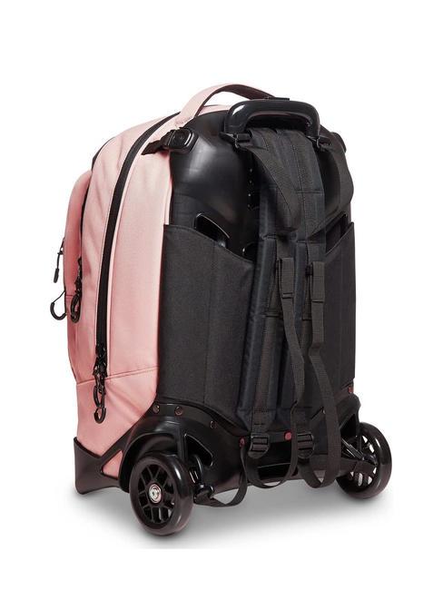 LOGO NEW PLUG Mochila trolley de 2 ruedas desmontable malva p&aacute;lido - Mochilas con ruedas