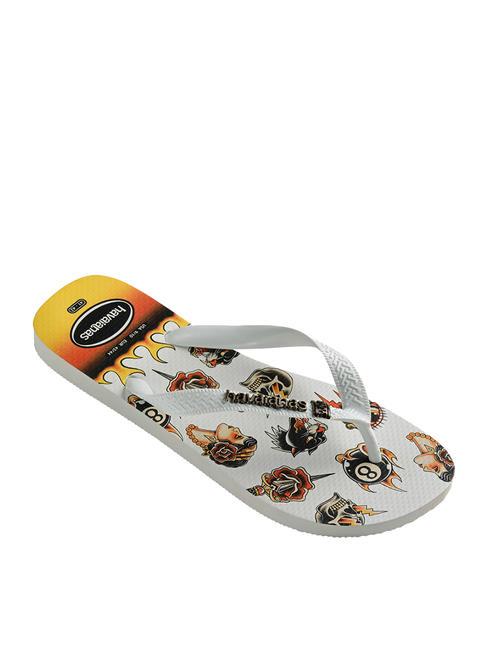 TOP TRIBO Chanclas TOP blanco Blanco - Zapatos Hombre
