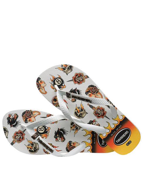 TOP TRIBO Chanclas TOP blanco Blanco - Zapatos Hombre