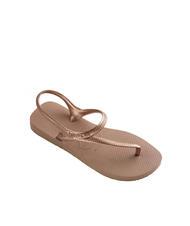 HAVAIANAS FLASH URBAN  sandalias flip flop rosa / oro - Zapatos Mujer - 2
