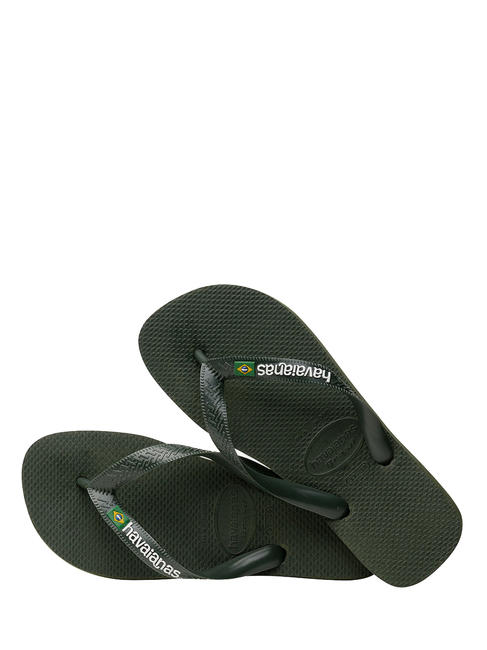 BRASIL LOGO Chanclas para hombre negro negro - Zapatos unisex