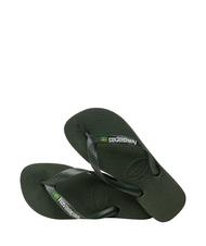 HAVAIANAS BRASIL LOGO Chanclas para hombre negro negro - Zapatos unisex - 4