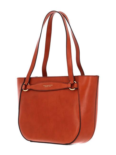 BETTINA Shopping Bag en piel herrumbre ab. oro - Bolsos Mujer