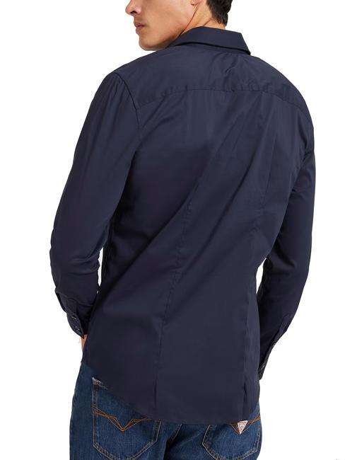 CORE  Camisa de algod&oacute;n el&aacute;stico smartblue - Camisas de hombre