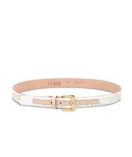 ALVIERO MARTINI PRIMA CLASSE GEO WHITE cinturón recortable - Cinturones