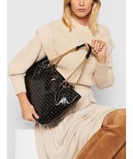 POLLINI HERITAGE COATED Bolsa de compras de lona negro - Bolsos Mujer - 6