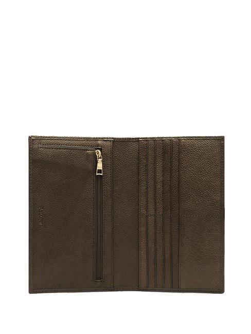 HERITAGE  Cartera grande bronce negro - Carteras Mujer