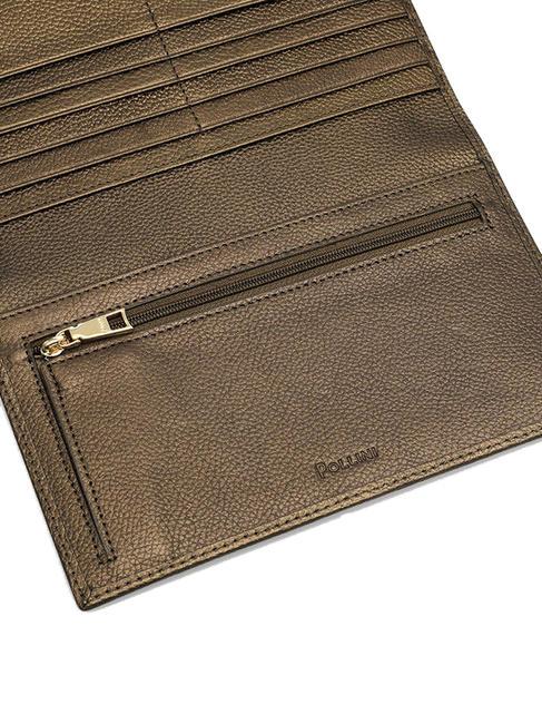 HERITAGE  Cartera grande bronce negro - Carteras Mujer
