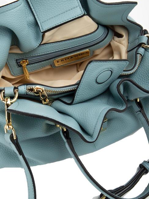 OCTAVIA Bolso shopper rizado azul claro - Bolsos Mujer