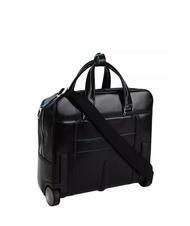 PIQUADRO BLUE SQUARE Trolley piloto de piel, soporte para PC de 15,6" negro - Maletín de Piloto - ¡Compra en línea! - 3
