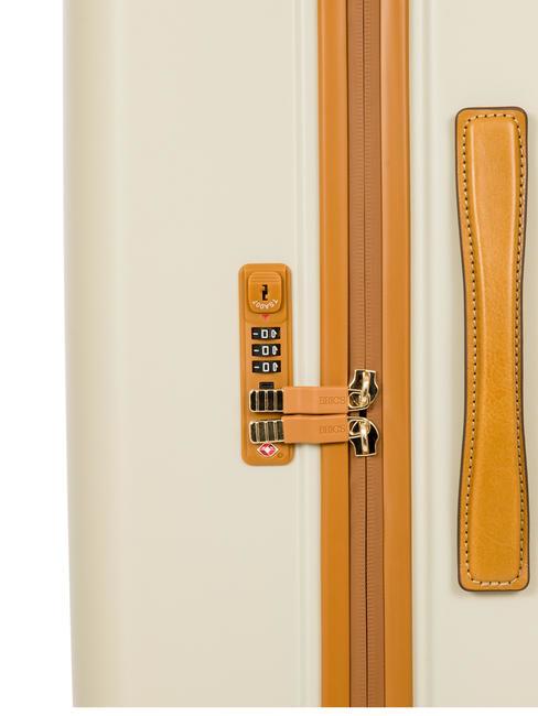 AMALFI Carro de tamaño extra grande crema - Trolley Rígidos