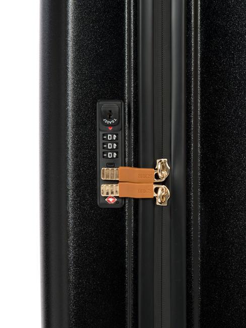 AMALFI Carro de equipaje de mano negro - Equipaje de mano