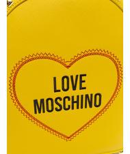 LOVE MOSCHINO LOGO CUORE mochila amarillo - Bolsos Mujer - 3