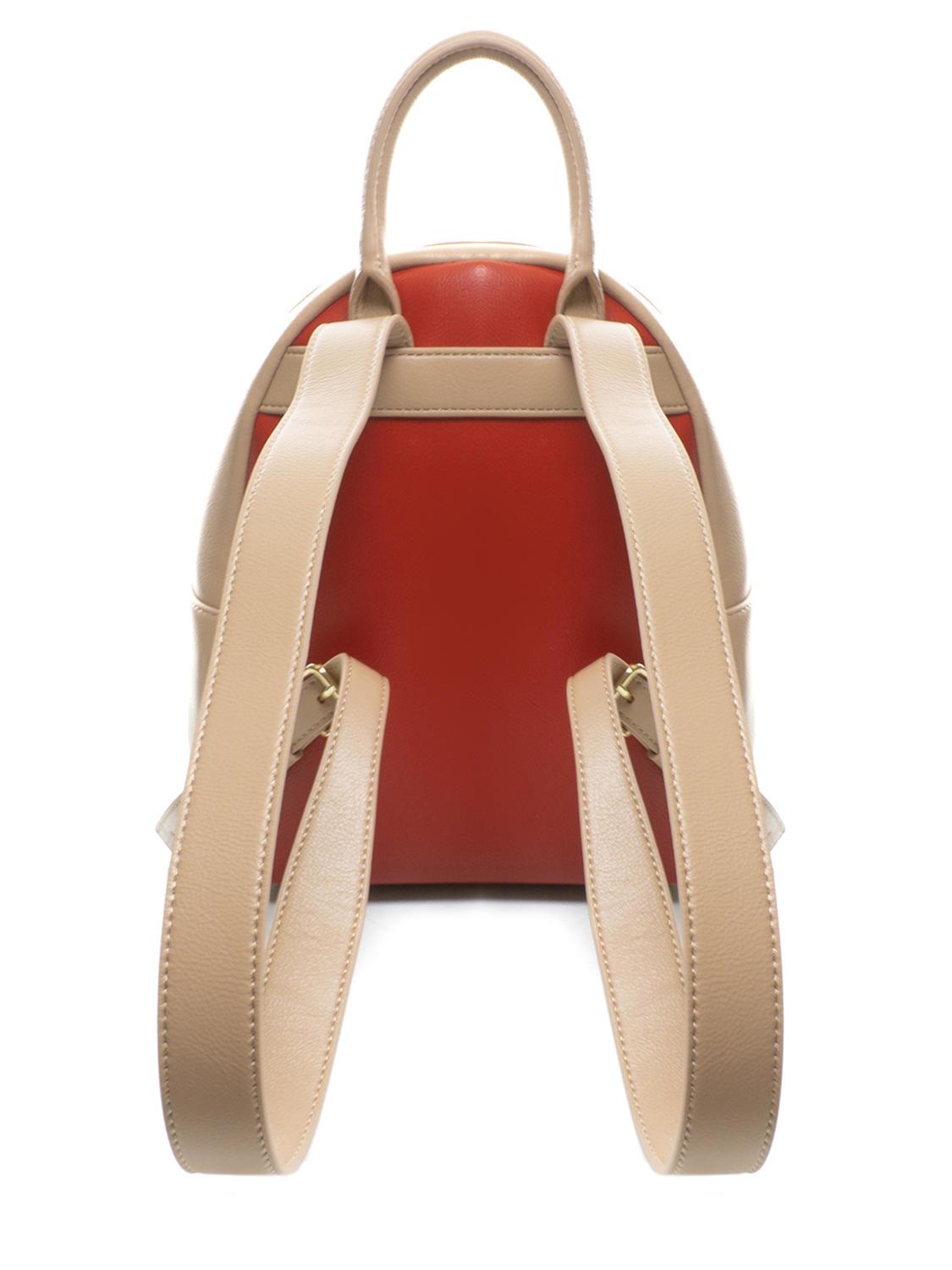 Love Moschino Logo Lettering Mochila Rojo Compra A Precios De